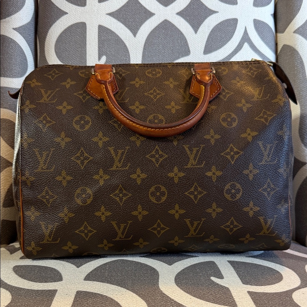 Louis Vuitton Brown Monogram Satchel